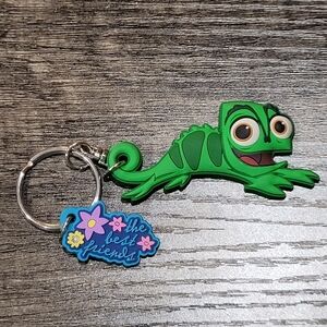 Disney Tangled the Series Happy Pascal Keychain Disney Chameleon Keyring Vinyl